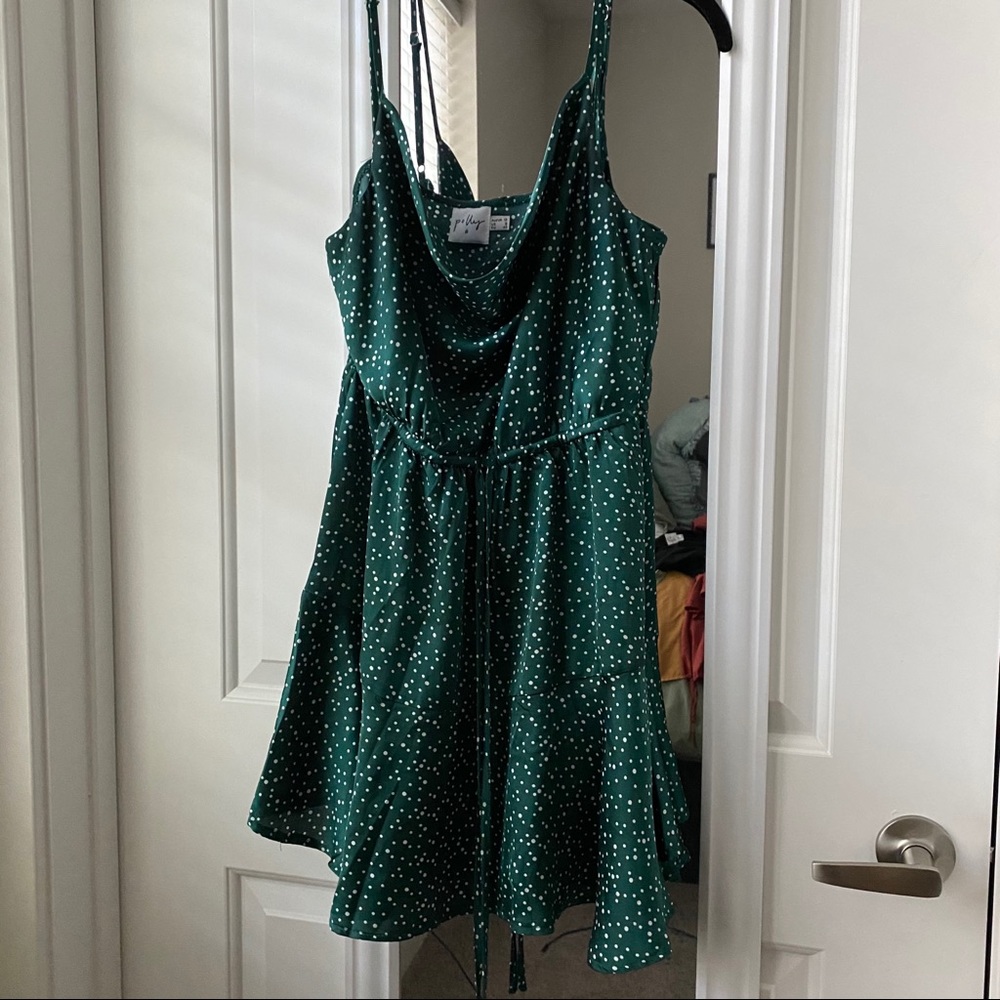 Princess Polly Green Mini Dress